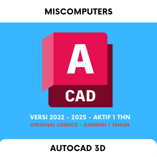 AutoCad (2D & 3D) - Original - Private | Bergaransi | MISCOMPUTERS