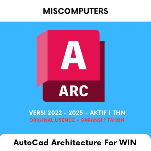 AutoCad Architecture - Original - Private | Bergaransi | MISCOMPUTERS